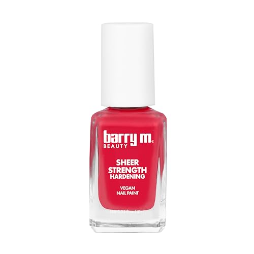 Barry M Sheer Strength Nail Paint Sheer Diva | Coral/Red Nail Polish