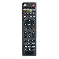 VINABTY Nuovo Telecomando di ricambio adatto a ﻿Decoder Digitale Terrestre 2023 DVB-T2 adatto a Dcolor Full HD Scart TV Stick Riceve Remote Controller
