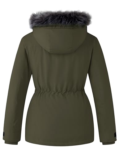 ZSHOW Women's Winter Coat Warm Quilted Puffer Jacket Thicken Parka with Removable Hood (Regular and Plus Size)2