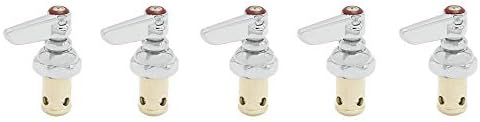 T&S Brass 002714-40 Spindle Assembly for Eterna Valve Replacement. Hot Side Handle Stem Assembly Replacement Fits all T&S Faucets. (5-(Pack))