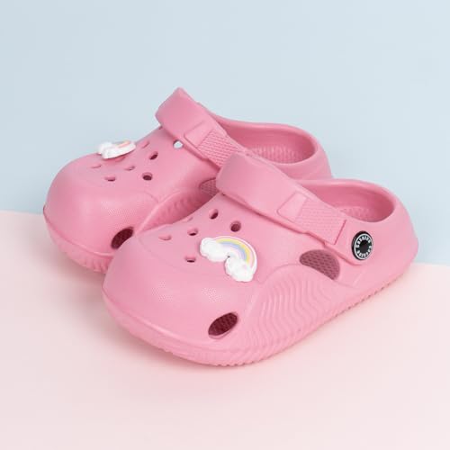 Image of Casazoe Toddler Boys Girls Cute Garden Clogs Kids Slip On Water Shoes EVA Lightweight Summer Slipper Slides Baby Comfort Sandals Children Outdoor Shower Beach Pool Play Shoes