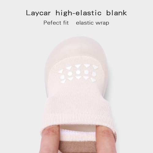Image of Baby Sock Shoes Baby Walking Shoes Infant Non-Slip Breathable Slippers with Soft Rubber Sole Baby Boys Girls Sneakers