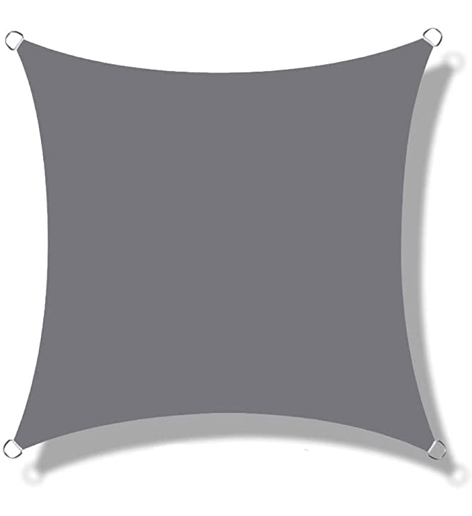 Voile d'ombrage rectangulaire solution anti-chaleur pour terrasse de restaurant et grand jardin