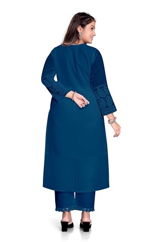 Image of IMPEX Women's Georgette Chikankari Embroidery