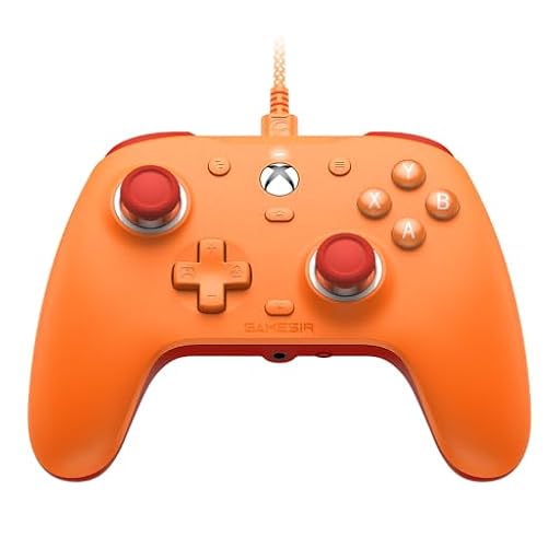 GameSir G7 SE Mando con Cable para Xbox Series X|S, Xbox One & Windows 10/11, Plug and Play Gamepad para Juegos con Joysticks de Efecto Hall, Conector de Audio de 3,5 mm (Naranja) | Ya disponible en tu tienda friki favorita! En mundofriki.es!