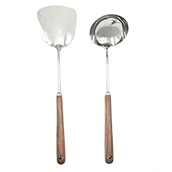 kit acessórios panela wok espátula concha