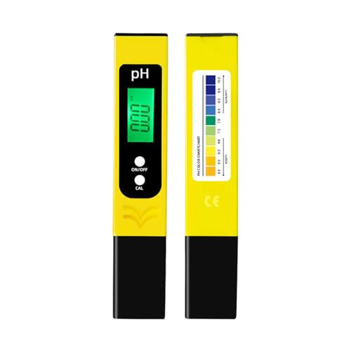 Lvozize Medidor de PH, PH Tester Medidor Digital Portátil con Pantalla, Medición de PH 0-14 de Alta Precisión de 0,01, Medidor para Piscinas Calibração Automática para Agua, Acuario