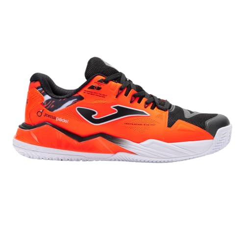Joma Spin Men 2631, Zapatillas de pádel Hombre, Naranja Fluo Negro, 44 EU