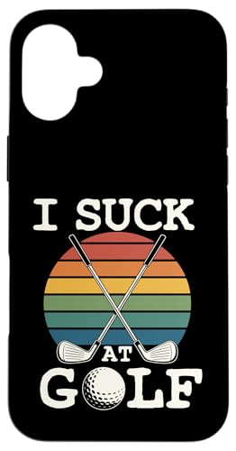 I Suck At Golf Joke ʔSt s Ȓj St X}zP[X iPhone 16 Plus p