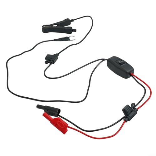 Wrenmor Parasitic Drain Tester for Car ECU and Power Cell Leakage Detection U-Shaped Terminal Clip Solid Copper Connection for Multimeter