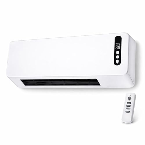 Termoconvettore Ceramico Elettrico da Parete con Funzione Ventilatore Estiva Telecomando