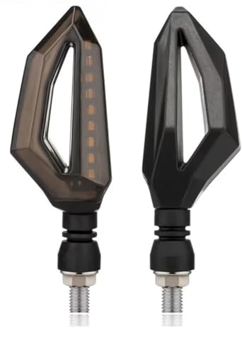 Feu de jour bicolore moto 12V avec stop et clignotant universel 10mm