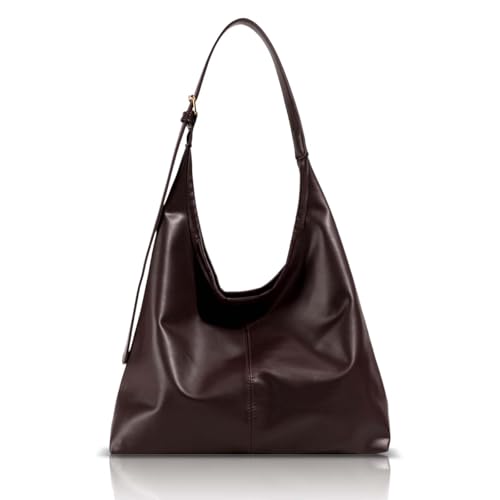 Homirty Vintage Hobo Tasche, Weiche Leder Tote Bag, Gross Shoulder Bag Damen Shopper Handt... Homirty Vintage Hobo Tasche, Weiche Leder Tote Bag, Gross Shoulder Bag Damen Shopper Handt...