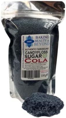 Baking Beauty and Beyond Premium Candy Floss Sugar 100g - Cola Flavour