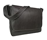 Bolsa Carteiro Pasta Transversal Notebook Masculina (Marrom)