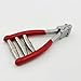 Starting Clamp, Professional Stringing Clamp, Portable 3 Spring Clamping Tool, Tennis Equipment for Badminton Racket, Tennis, Red