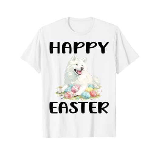 Lustiges Samojede Oster T-Shirt für die Familie