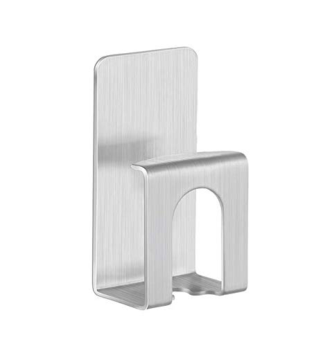 1 Pack Toothbrush Holder - 5/16Inch Aperture with Self Adhesiv Wall Mounted Toothbrush Holders for Bathrooms