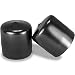 Prescott Plastics 3/8 Inch Round Black Vinyl End Cap, Flexible Pipe Post Rubber Cover (20)