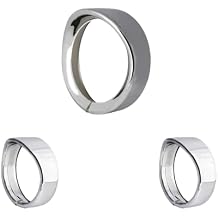 7 Inch Headlight Trim Ring Decorate Chrome Visor and 4 1/2 Fog Light French Ring kit Decorative Visor Compatible with Harley Road King FL Softail FLD Touring