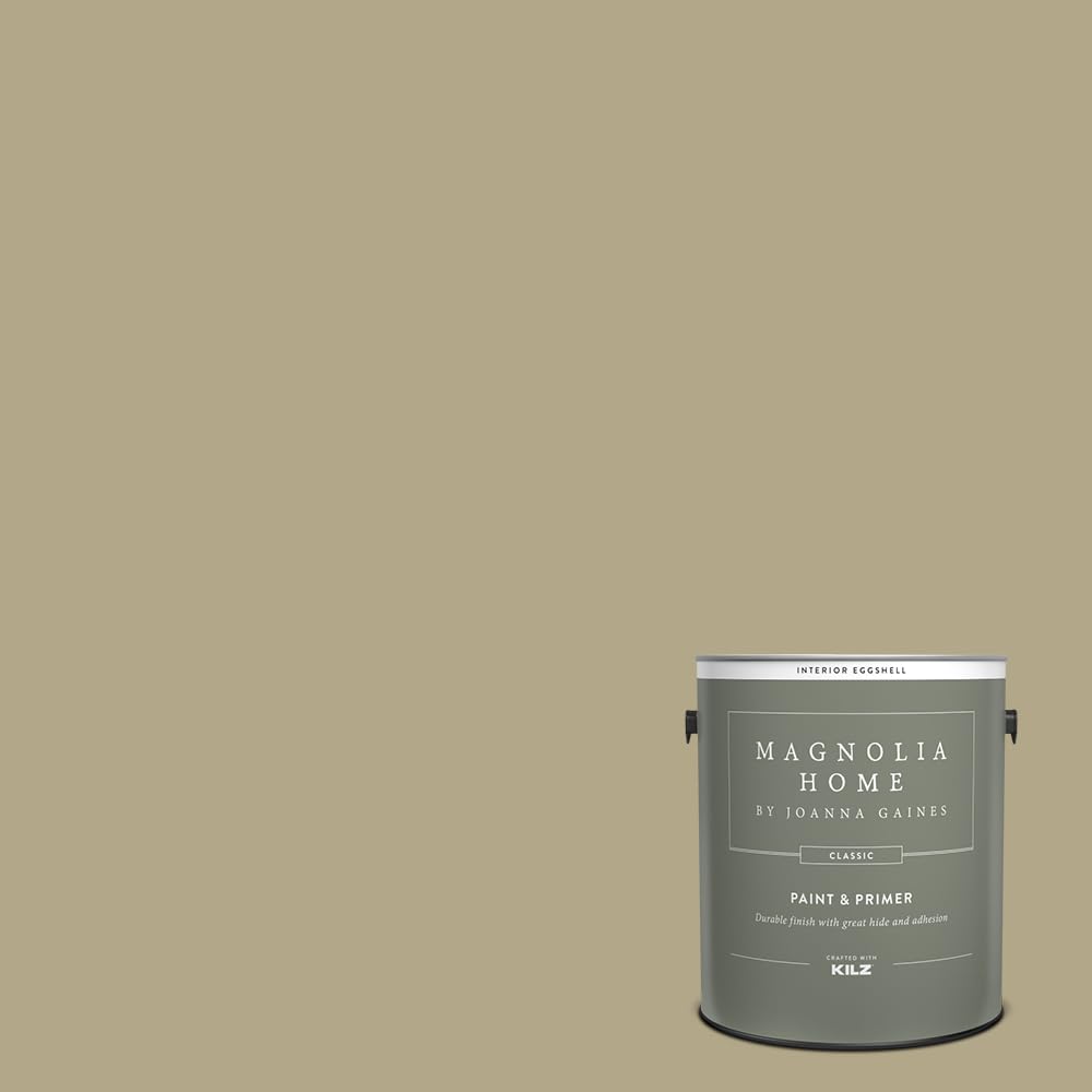 Magnolia Home by Joanna Gaines Classic Interior Wall, Ceiling, Trim Paint and Primer, Eggshell Finish, 1 Gallon - JUNIPER TREE