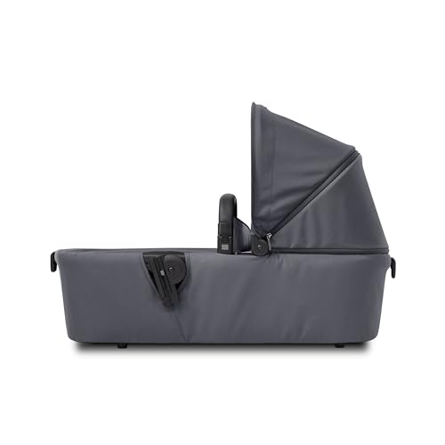 Joolz Aer+ Carrycot for Newborn Baby (0–6 Months) | Lightweight Foldable Baby Bassinet with Breathable Mattress, Sunshade, Raincover, Water-Repellent Fabric | Stone Grey