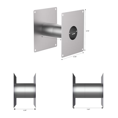 CAMPLUX 2.36'' Stainless Steel Vent Wall Thimble for Indoor Gas Water Heater by CAMPLUX ENJOY OUTDOOR LIFE - Used condition - Image 2