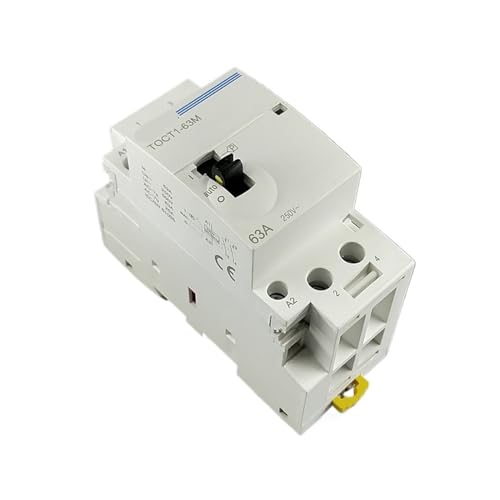 Contacteur modulaire 63A avec commande manuelle interrupteur 2NO