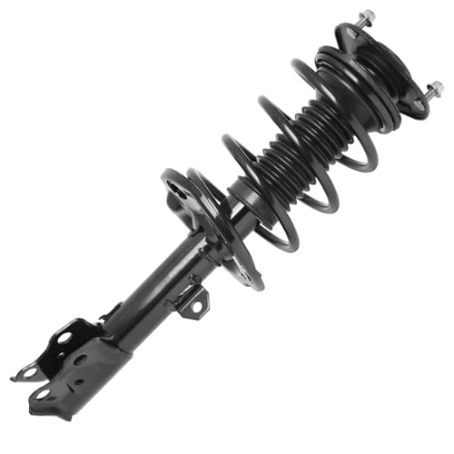 Image of Detroit Axle - Front Struts Kit for 2014 2015 2016 2017 2018 2019 Toyota Corolla, 2 Struts with Coil Spring Assembly 2 Lower Control Arms with Ball Joint Replacement