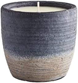 St. Eval Samphire & Sage - Coastal Collection - Small Pot Candle - Navy and Grey Ombre - A Soothing Combination of Bergamot, Juniper and Fresh Grapefruit - Made in Cornwall