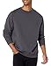 Hanes Men's Nano Premium Lightweight Fleece Sweatshirt, Vintage Black, X-Large