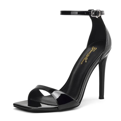 GENSHUO Scarpe col tacco alto da donna, un...