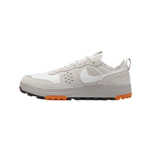 Nike C1TY “Surplus” Shoes (FZ3863-004, Platinum Tint/Light Iron Ore/Safety Orange/White) Size 8.5