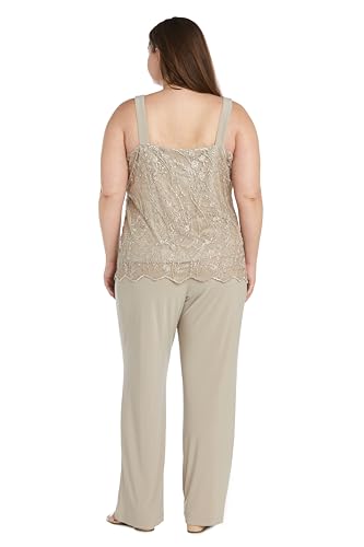 R&M Richards Womens 3PC Lace Suit Pants4