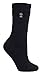 Heat Holders Mens Dog Walking Socks Novelty Outdoor Breathable Socks (5-9, BLACK)