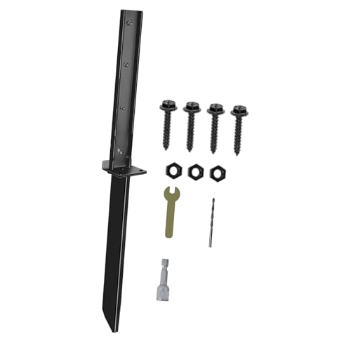 Kit di Riparazione dell'ancoraggio Recinzione, riparazioni Pesanti Sostituzione, Facile da installare, Punte di Ancoraggio Post di Supporto, 1 Kit di Riparazione