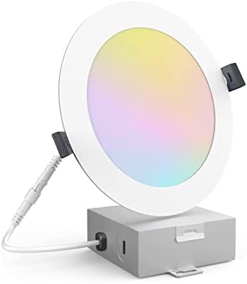 SUNTHIN Smart Recessed Lighting 6 Inch, Slim LED Recessed Lights with ...