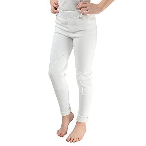 Tailored Sportsman Girls Trophy Hunter Low Rise Breeches Side Zip Tan 3968 (Tan, 12R)