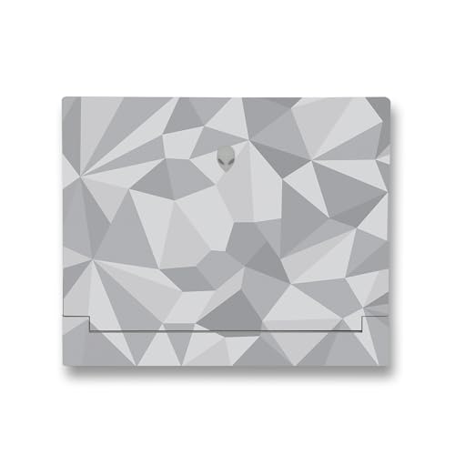 Image of MightySkins Skin Compatible with Alienware X14 R2 (2023) Full Wrap Kit - Gray Polygon | Protective, Durable, and Unique Vinyl Decal wrap Cover | Easy to Apply & Change Styles | Made in The USA