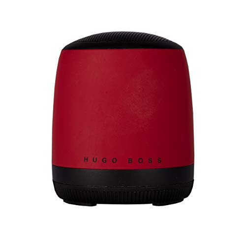 Hugo Boss - Altavoz Gear Matrix Red Rojo En Oferta Hugo Boss Gear Matrix Altavoz Rojo/Mini Altavoz Analámbrico Portátil/Altavoz Conectado Con Cable Usb-C Incluido Para La Carga Y La Opción De Manos Libres/Radio Fm Incorporada