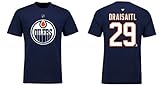 edmonton oilers live hochwertiger Aufdruck Fanatics NHL T-Shirt Edmonton Oilers Leon Draisaitl #29 Name & Number Trikot Jersey (L)