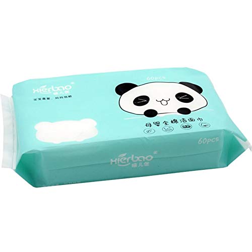 BlackEdragon Disposable face towel Cotton Facial Towels Beauty salon removable cotton soft towel Wet and dry dual use