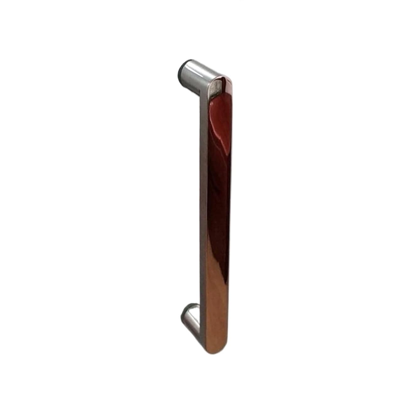 Poignée de porte en verre en acier inoxydable pour entrée de bureau moderne
