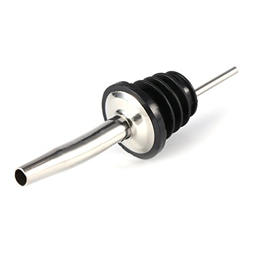 6pcs Stainless Steel Pourers, Liquor Pour Spouts, Speed Pourer, Liquor Bottle Pourers and Vinegar Tapered Stopper Spout, Alcohol Bottle Pour Spouts, Alcohol Pourer Spouts