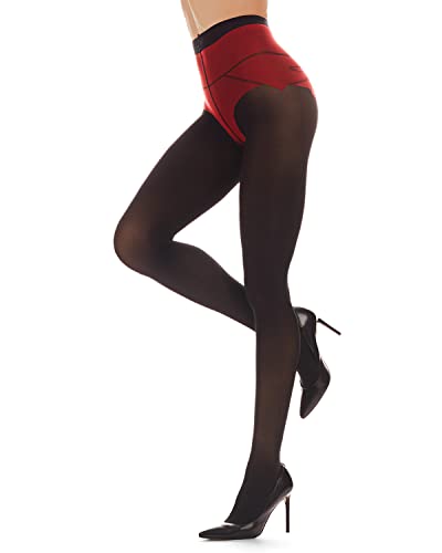 Women's Tie Me Up Faux Bow 60 Denier Opaque Tight3