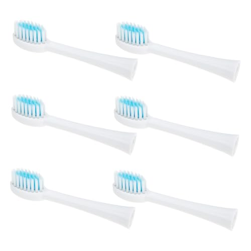 TOPBATHY 6 piezas Cabezal Cepillo Dientes Eléctrico Suave Unidades Recambio Compatible X Q Q Adultos Portátil Viaje Higiene Bucal