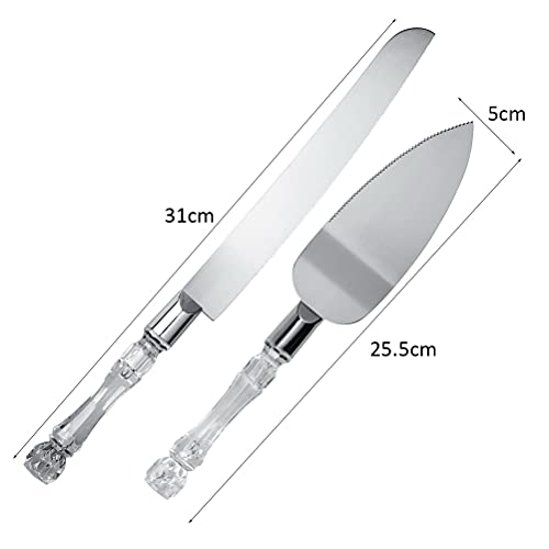 nuoshen Wedding Cake Knife and Server Set Gifts for Wedding, Anniversary, Engagement, Birthday Party… - Image 4
