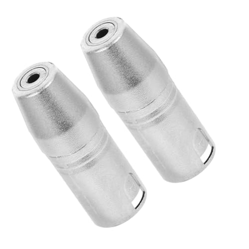MERRYHAPY 2 pièces Adaptateur Audio Femelle vers XLR Broches Mâle Adaptateur Audio pour Conversion Jack vers XLR Compatible Mixeur Amplificateur Microphone Connecteur Plug-and-Play