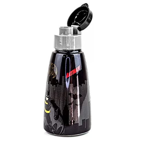 Garrafa Foguete Batman 320 ml Garrafinha para Criança