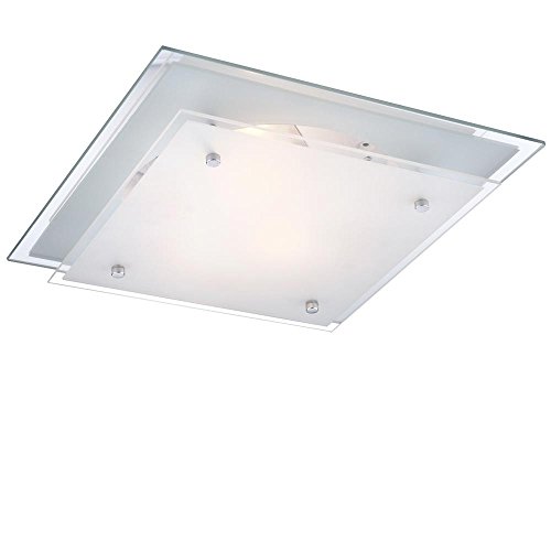 Globo - Plafoniera Indi con 2 punti luce, led, metallo, argento